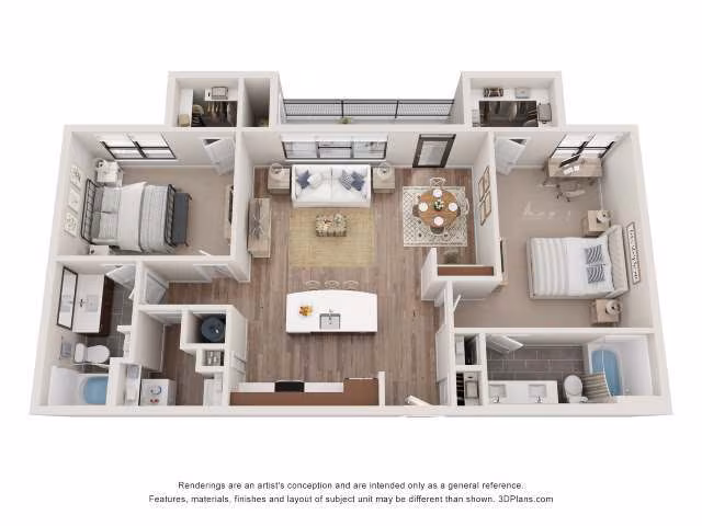 Unit 7307 7307 floor plan