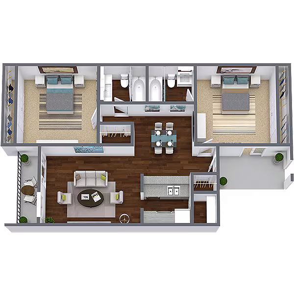 Unit 20-A2112 20-A2112 floor plan