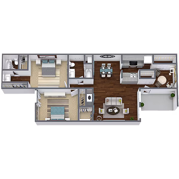 B3 12-A2043 floor plan