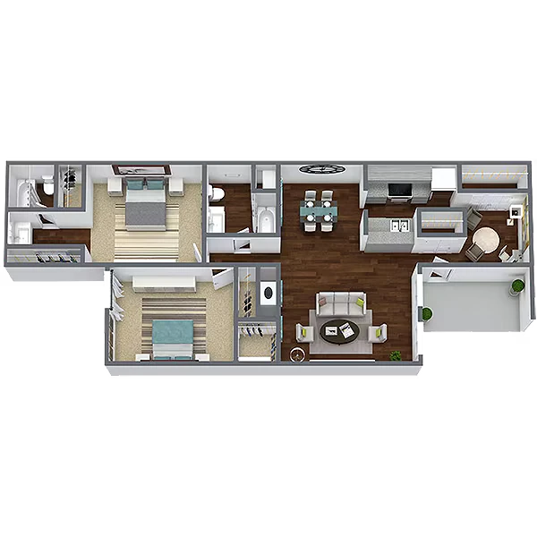 B3 12-A2043 floor plan