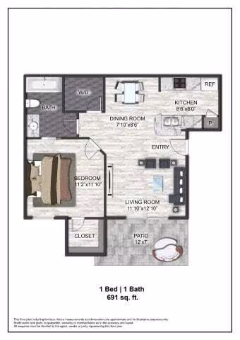 Unit 1409 1409 floor plan