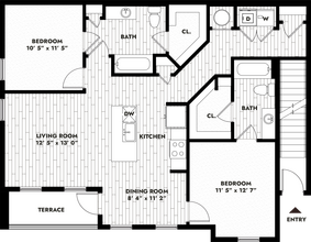 Unit 1201 1201 floor plan