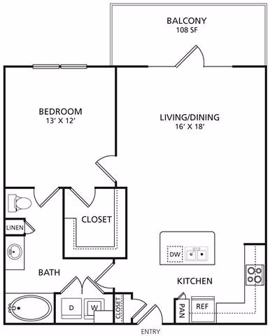 Unit 1212 1212 floor plan
