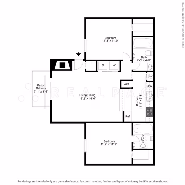 2X2 4203 floor plan