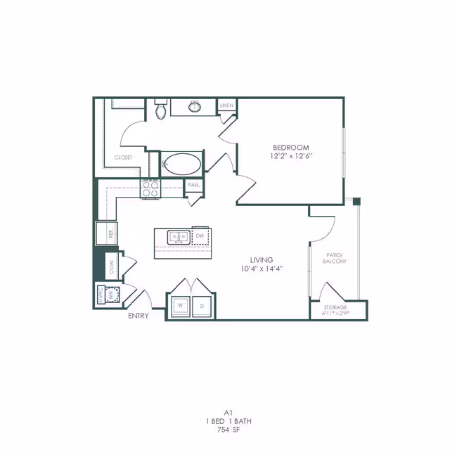 A1 4305 floor plan