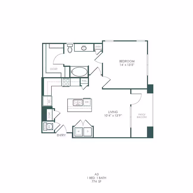 A3 7311 floor plan