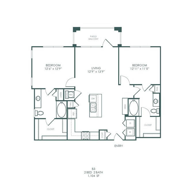 B3 1201 floor plan
