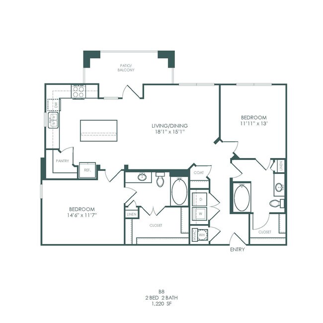 B8 1302 floor plan