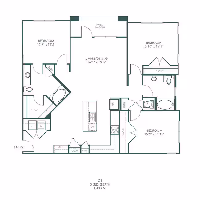 C1 4102 floor plan