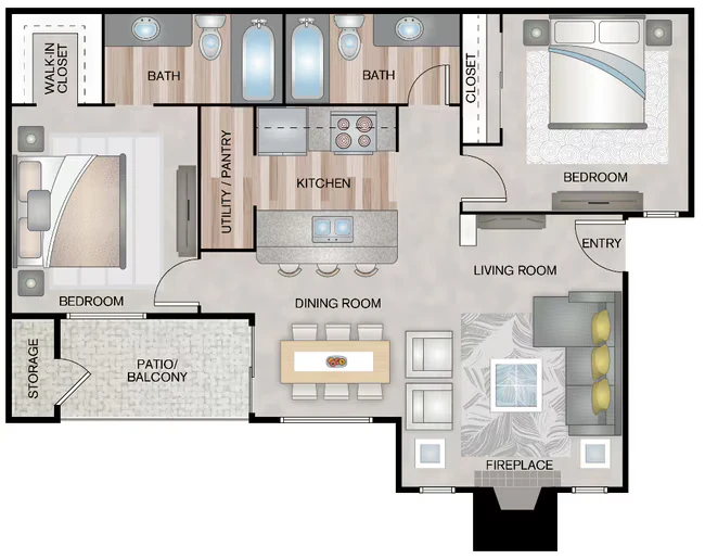 Monet 1921 floor plan