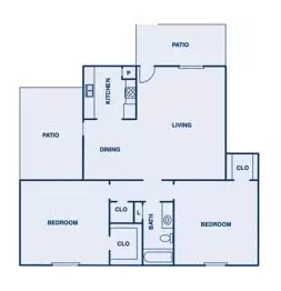 Unit - - floor plan
