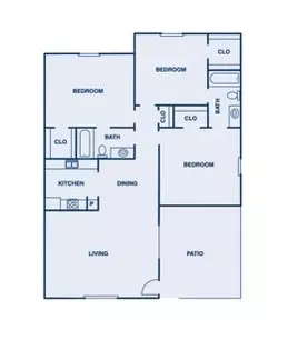 Unit - - floor plan
