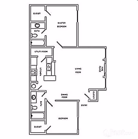 B2 44 floor plan