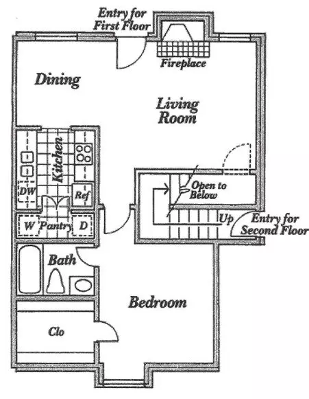 Unit 121 floor plan
