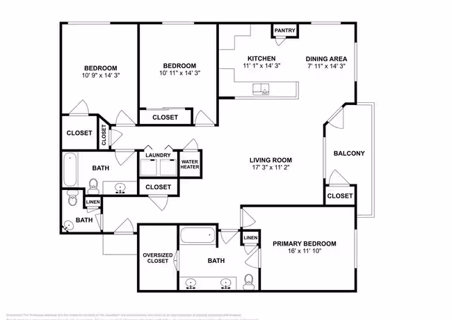 Unit 11301 11201 floor plan