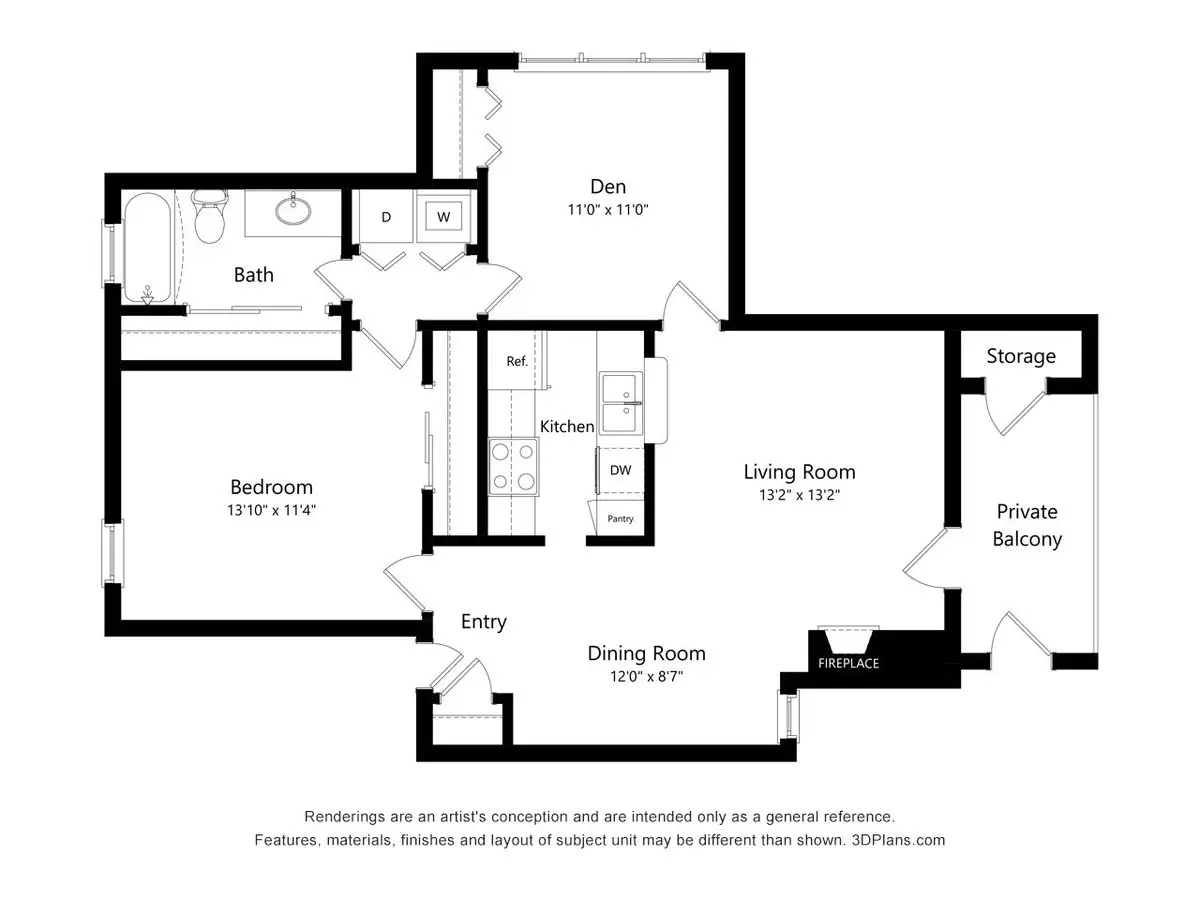 Unit 1904 1904 floor plan