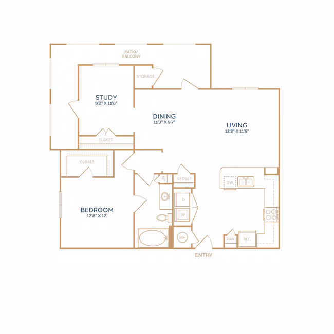 Unit 8402 8322 floor plan