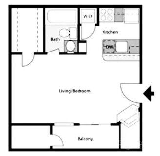 Unit 1101 1101 floor plan