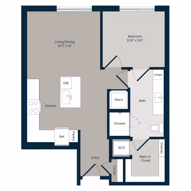 Unit Emory-301 Emory-301 floor plan