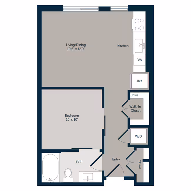 Unit Emory-468 Emory-458 floor plan
