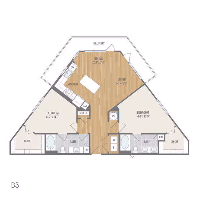B3 2020 floor plan
