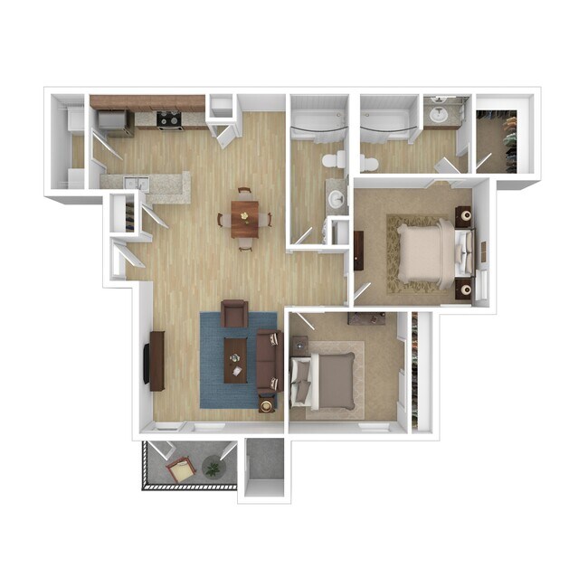 B2A 0734 floor plan