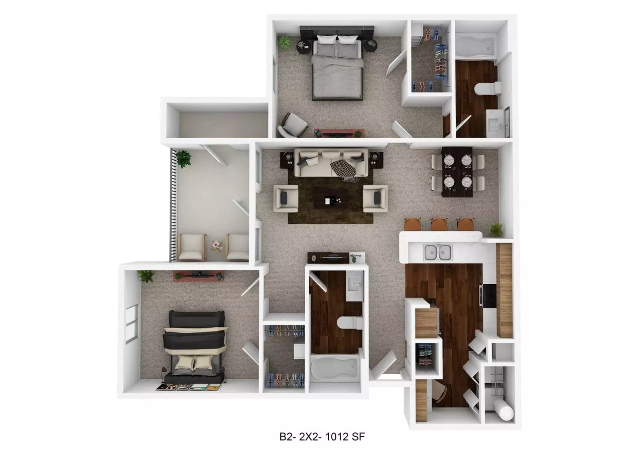 B1- Essential Housing 226 floor plan