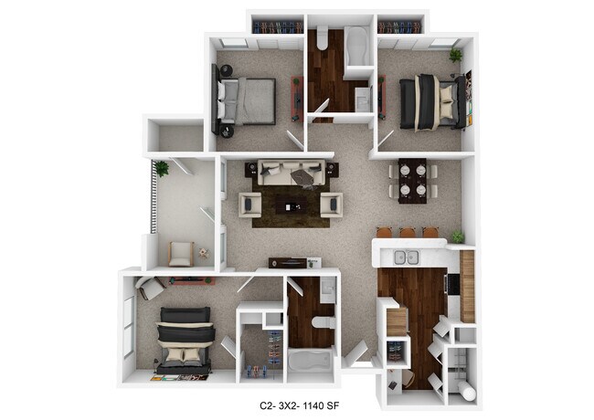 C2 517 floor plan