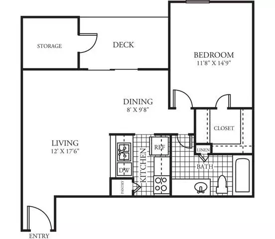 Unit 422 422 floor plan