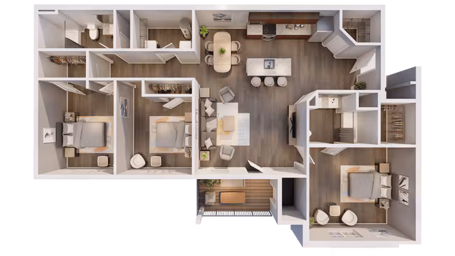 3B 5307 floor plan
