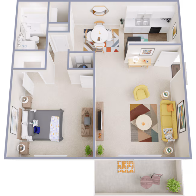 Unit 1204 1206 floor plan