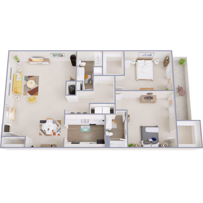 Unit 0402 0401 floor plan