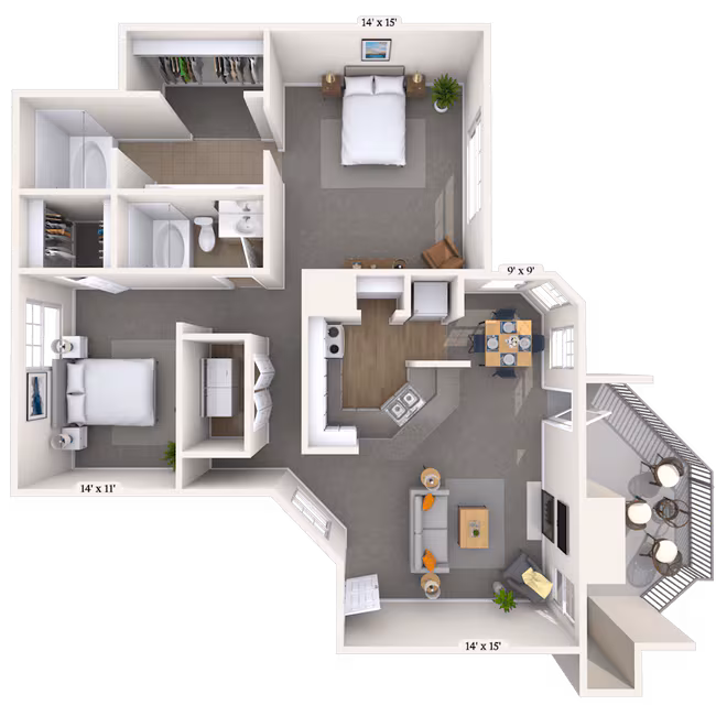 22B 02307 floor plan