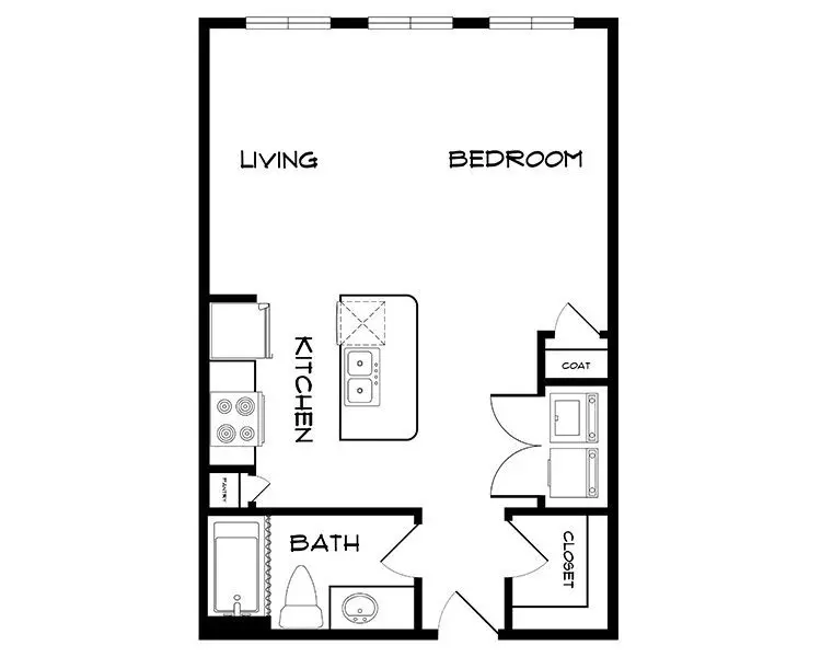 E1 439 floor plan