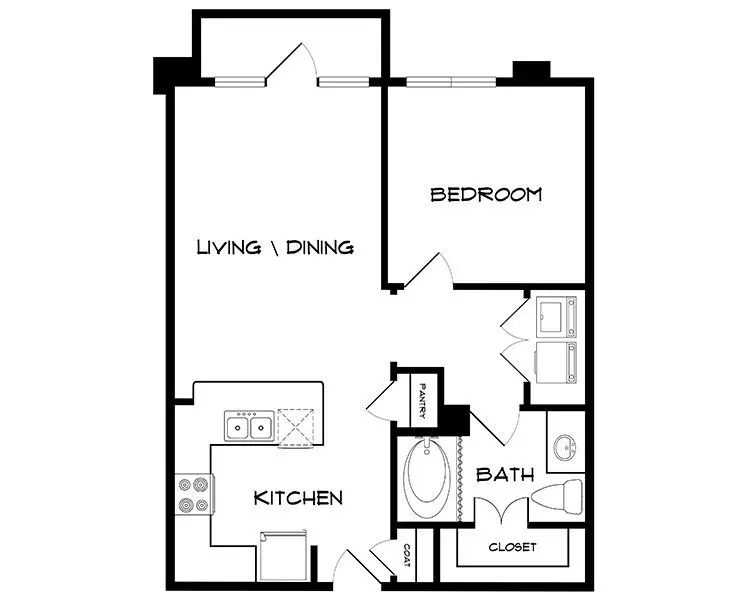 Unit 425 425 floor plan