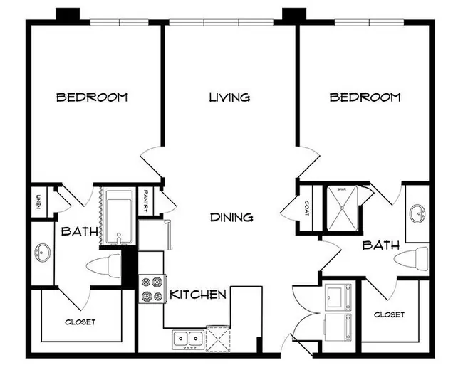 Unit 233 541 floor plan