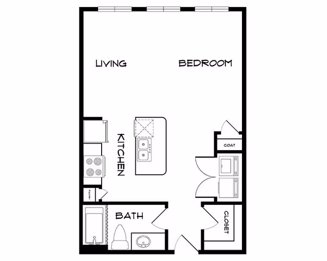 Unit 509 439 floor plan