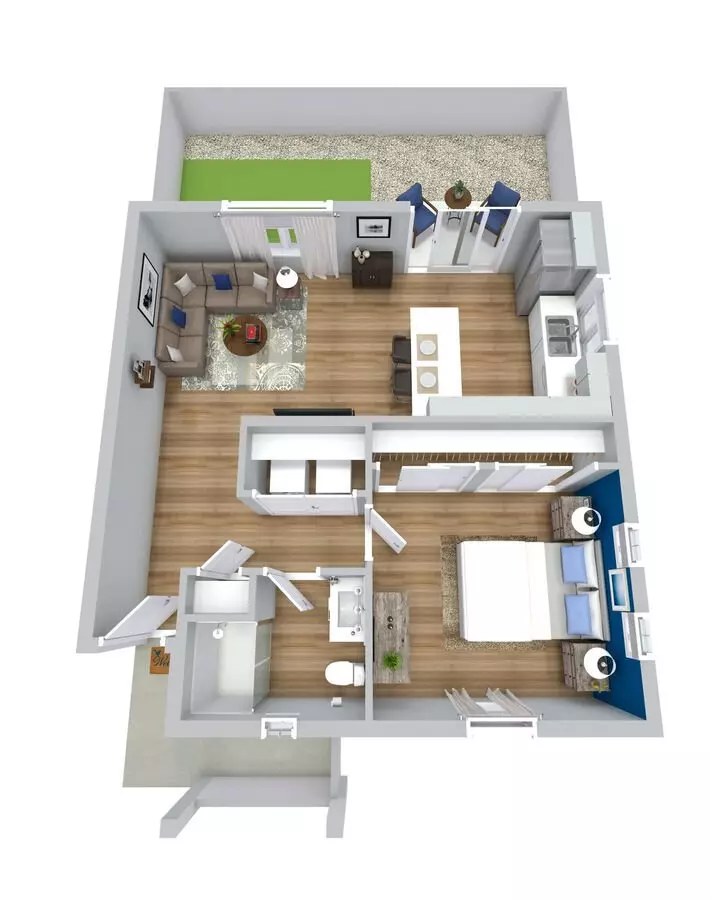 A1 5671WDAC floor plan