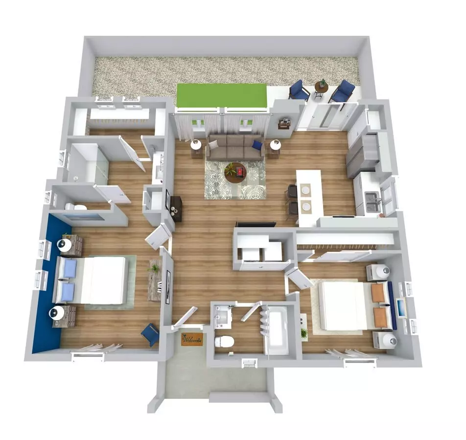 Unit 5525WDAC 5525WDAC floor plan