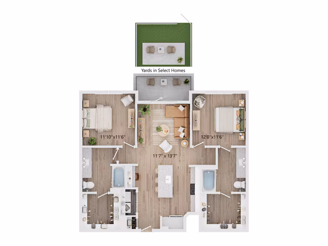 Unit 1306 1306 floor plan