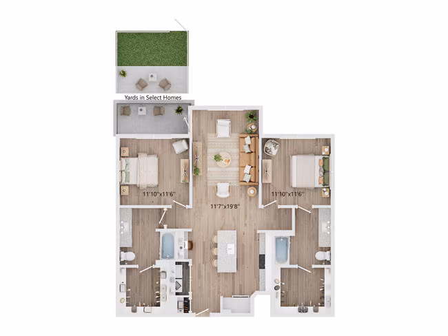 Unit 1310 1310 floor plan