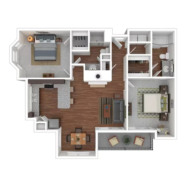 2C 1031 floor plan