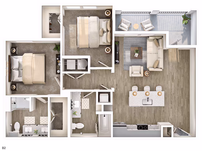 B2 floor plan