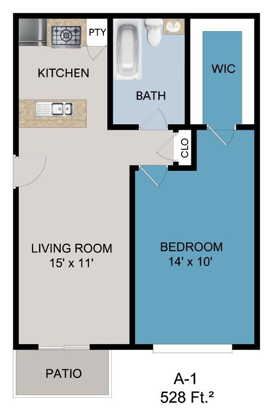 Unit 1414 1607 floor plan