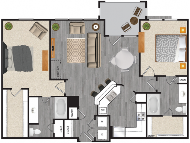 Unit 04306 04306 floor plan