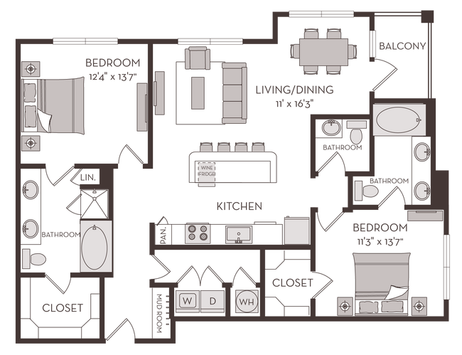 Unit 3316 3316 floor plan