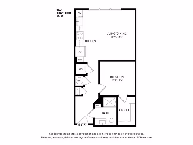 Unit 4122 4122 floor plan