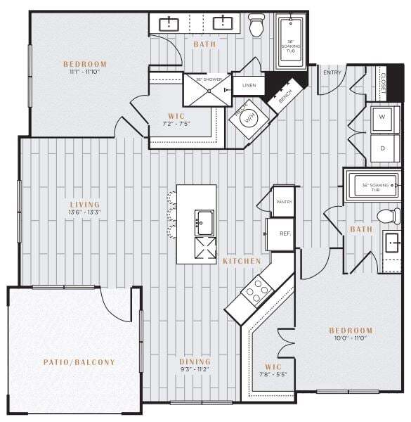 Unit 7310 7310 floor plan