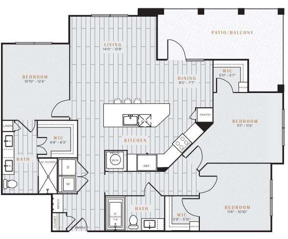 Unit 4131 4131 floor plan