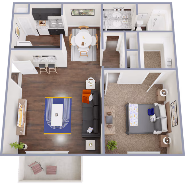 Unit 225 224 floor plan